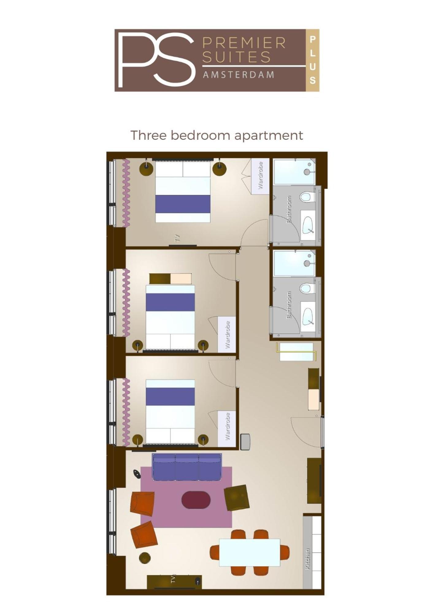 Premier Suites Amsterdam Rum bild