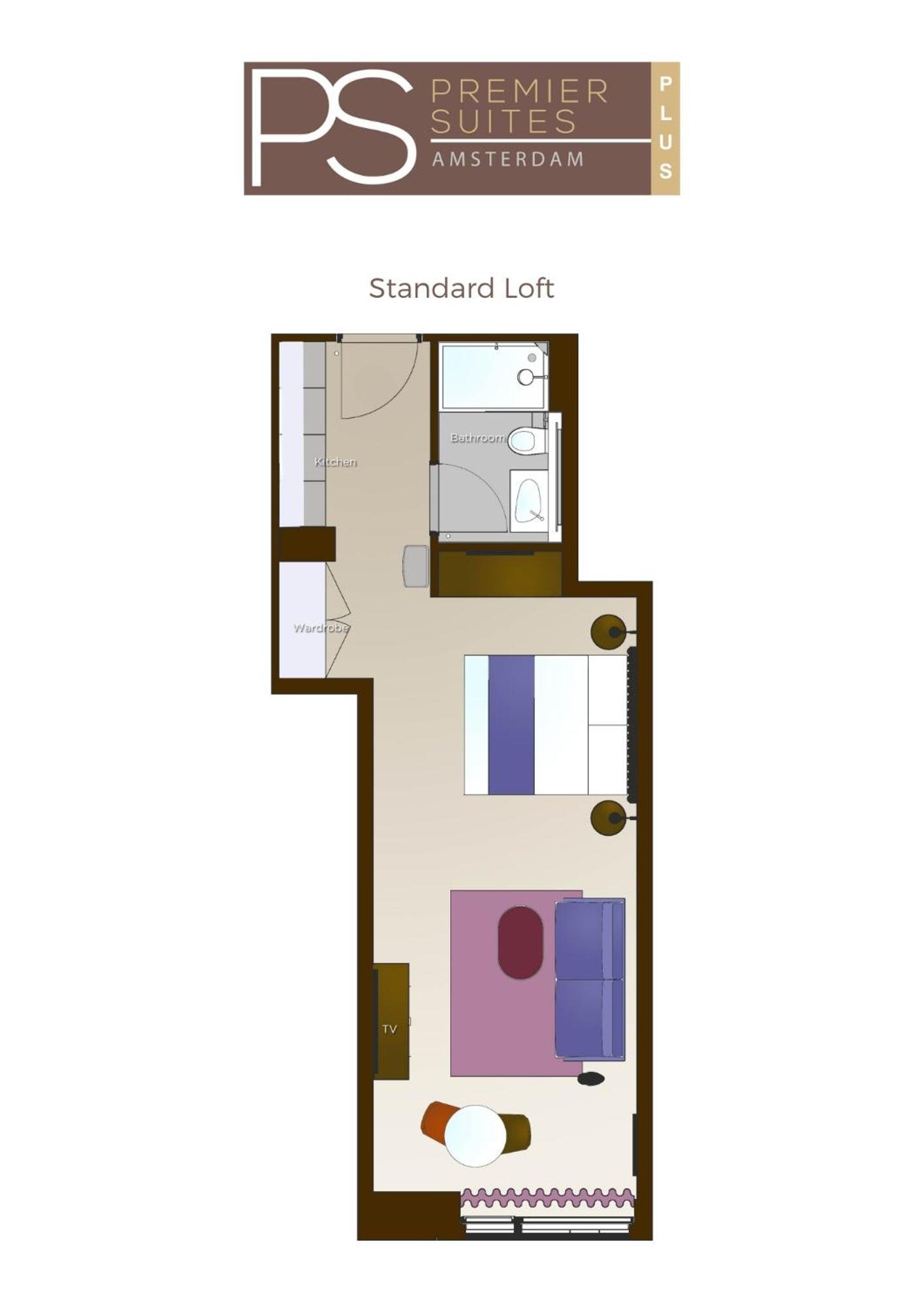 Premier Suites Amsterdam Rum bild